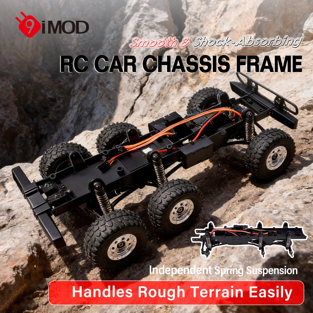 9IMOD 1/18 RC Car Frame RC Car Chassis Frame 6 Wheel Drive Frame For 1/18 Crawler Car
9IMOD 1/18 RC Car Frame RC Car Chassis Frame 6 Wheel Drive Frame For 1/18 Crawler Car