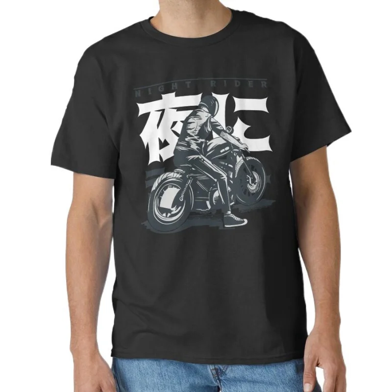 Night Rider japan Motorcycle cafe racer 100% cotton printed Vintage T Shirt large size Adult tops S-6XL
Night Rider japan Motorcycle cafe racer 100% cotton printed Vintage T Shirt large size Adult tops S-6XL