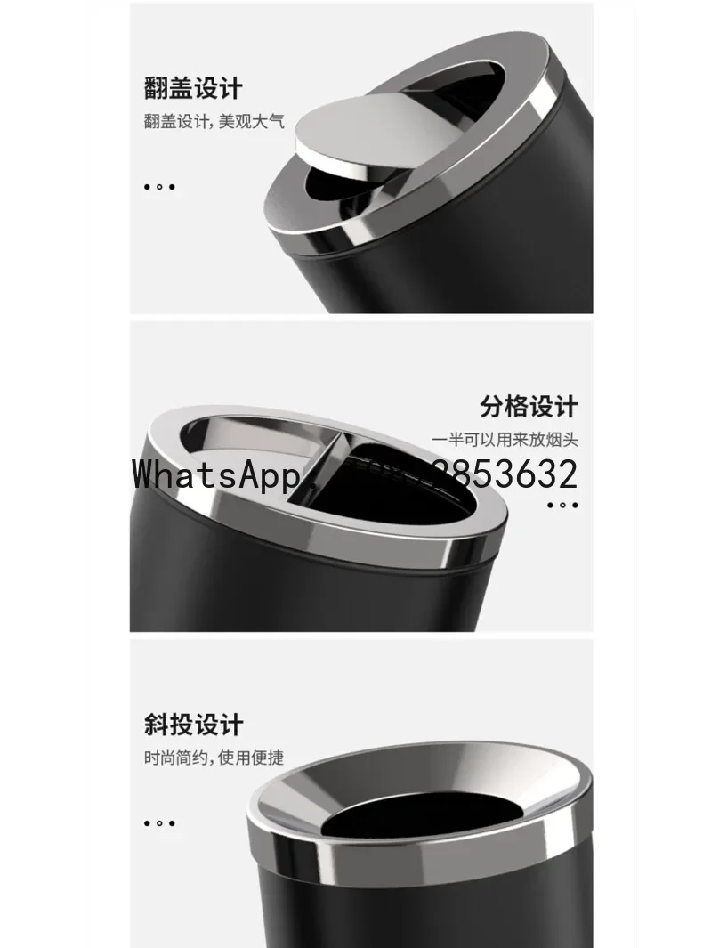 trash can - commercial grade, large capacity, flip-top, direct-deposit, round stainless steel - ideal for movie theaters
trash can - commercial grade, large capacity, flip-top, direct-deposit, round stainless steel - ideal for movie theaters