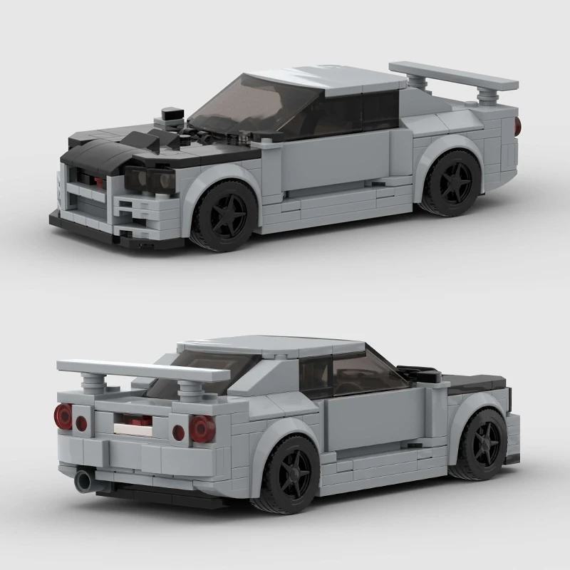 Skyline GTR R34 MOC City Car Sports Vehicle Speed Champion Racer Sports Building Blocks Brick Technique Racing Supercar Kids Toy
Skyline GTR R34 MOC City Car Sports Vehicle Speed Champion Racer Sports Building Blocks Brick Technique Racing Supercar Kids Toy