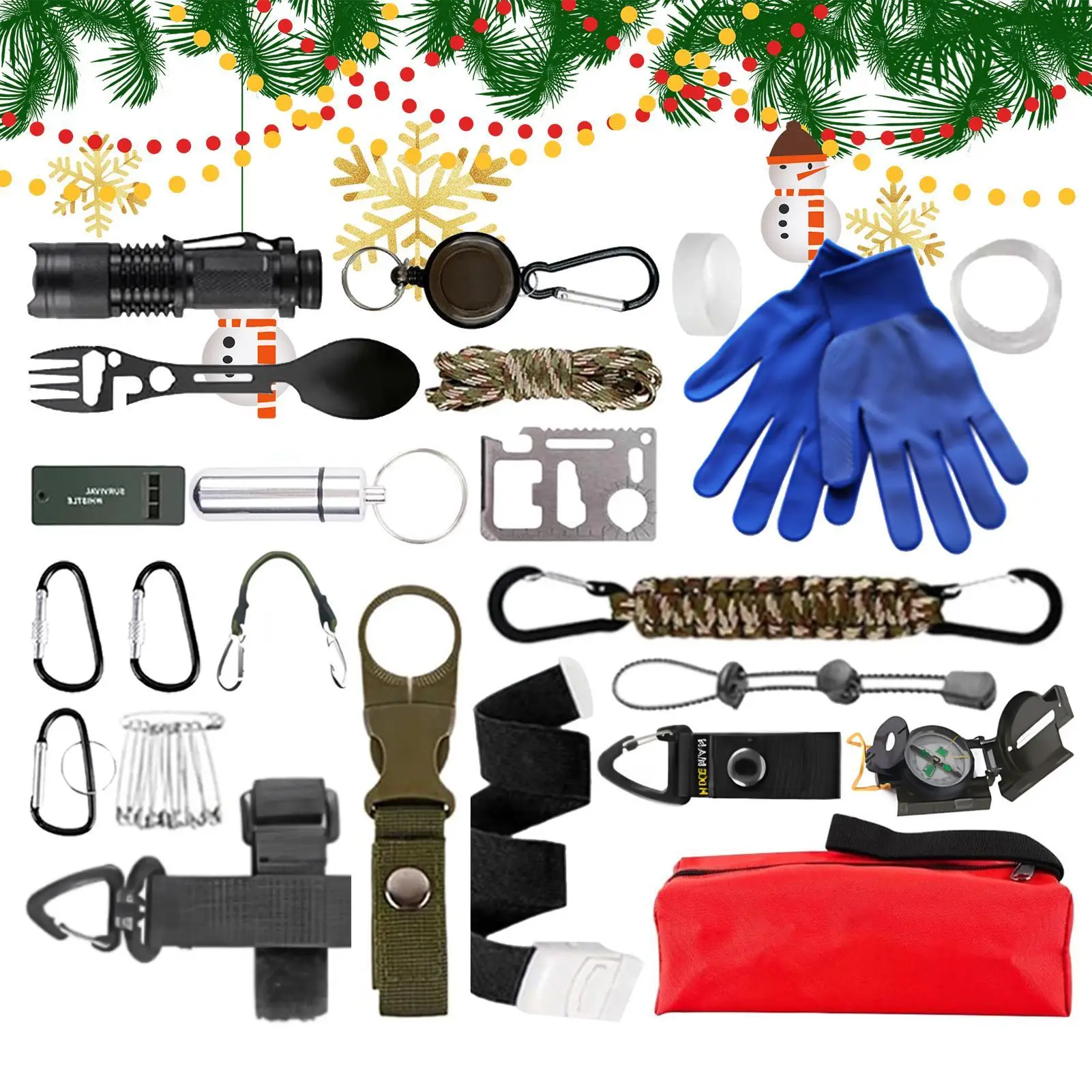 Survival Kit Countdown Calendar Christmas Countdown Survival Tools for Fishing Hiking Hunting Backpacking Outdoor Adventure
Survival Kit Countdown Calendar Christmas Countdown Survival Tools for Fishing Hiking Hunting Backpacking Outdoor Adventure