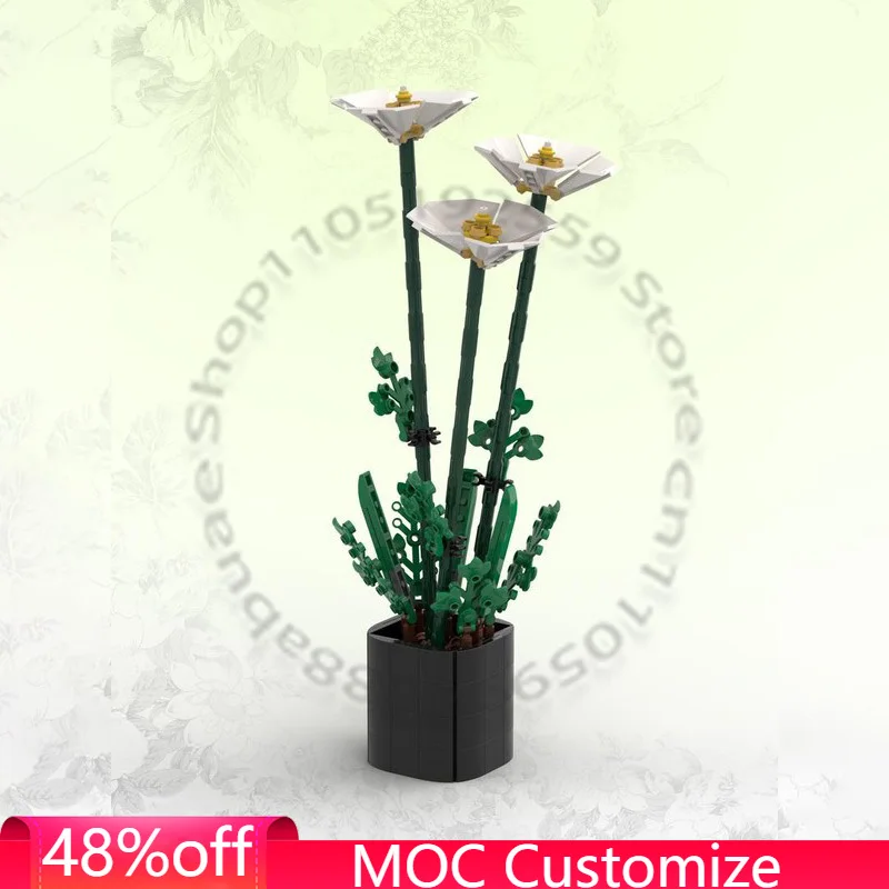 365 PCS Romantic White Poppies MOC Customize Modular Building Block Creative Design Educational Simple DIY Boy Assembly Toy Gift
365 PCS Romantic White Poppies MOC Customize Modular Building Block Creative Design Educational Simple DIY Boy Assembly Toy Gift