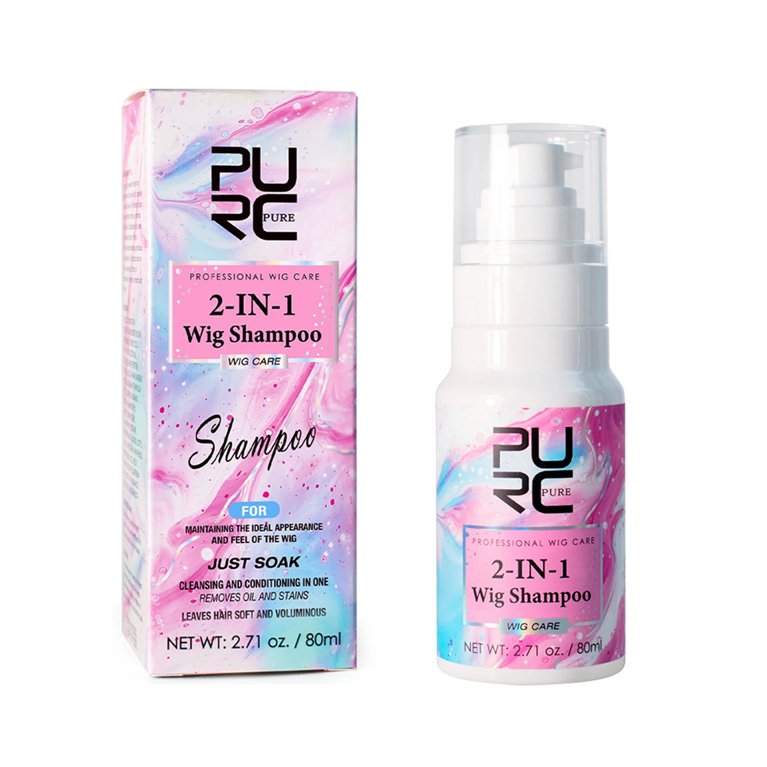 2 In 1 Wig Shampoo and Wig Conditioner, Extend the Life of a Wig, Wig Shampoo.2.71ml/80fl.oz (Natural Wigs)
2 In 1 Wig Shampoo and Wig Conditioner, Extend the Life of a Wig, Wig Shampoo.2.71ml/80fl.oz (Natural Wigs)
