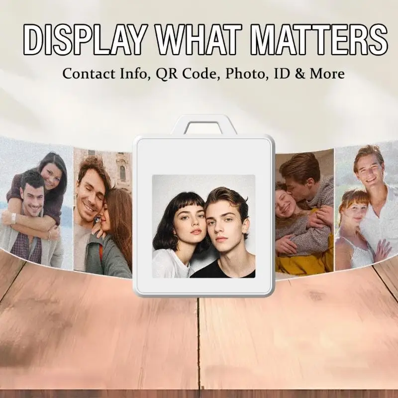 Мини-бирка для багажа 1,54-дюймовые цифровые электронные значки с настраиваемыми изображениями для путешествий и домашних F19E
Мини-бирка для багажа 1,54-дюймовые цифровые электронные значки с настраиваемыми изображениями для путешествий и домашних F19E