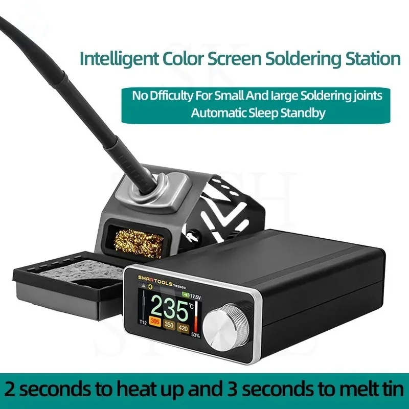 TR300X Intelligent Temperature Controlled Welding Station Automatic Sleep Standby Welding Workstation
TR300X Intelligent Temperature Controlled Welding Station Automatic Sleep Standby Welding Workstation