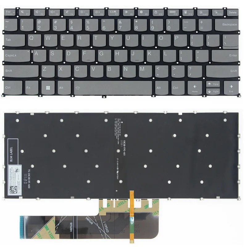US New For Lenovo Yoga 7-14ITL5 7-14ARE05 7-14IIL05 Gray Backlit Laptop Keyboard No Frame
US New For Lenovo Yoga 7-14ITL5 7-14ARE05 7-14IIL05 Gray Backlit Laptop Keyboard No Frame