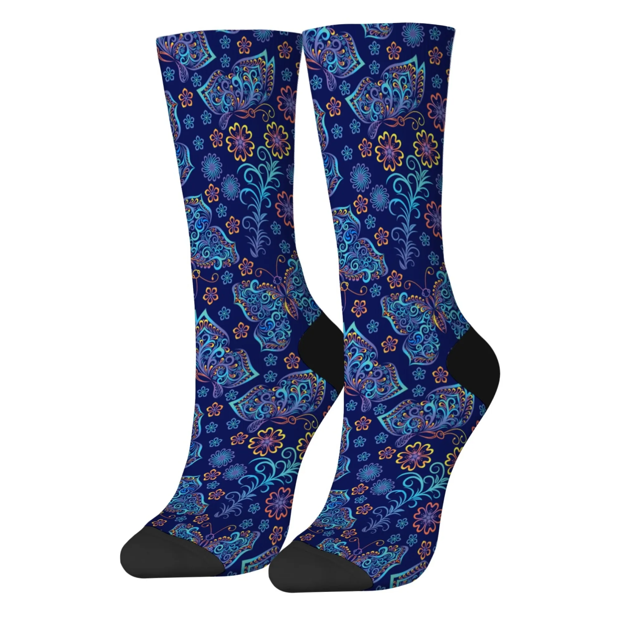 Neon Gradient Floral Butterfly Men's Socks Comfortable Breathable Outdoor Casual Fashion Socks Gift Novelty Funny Hip-Hop Socks
Neon Gradient Floral Butterfly Men's Socks Comfortable Breathable Outdoor Casual Fashion Socks Gift Novelty Funny Hip-Hop Socks