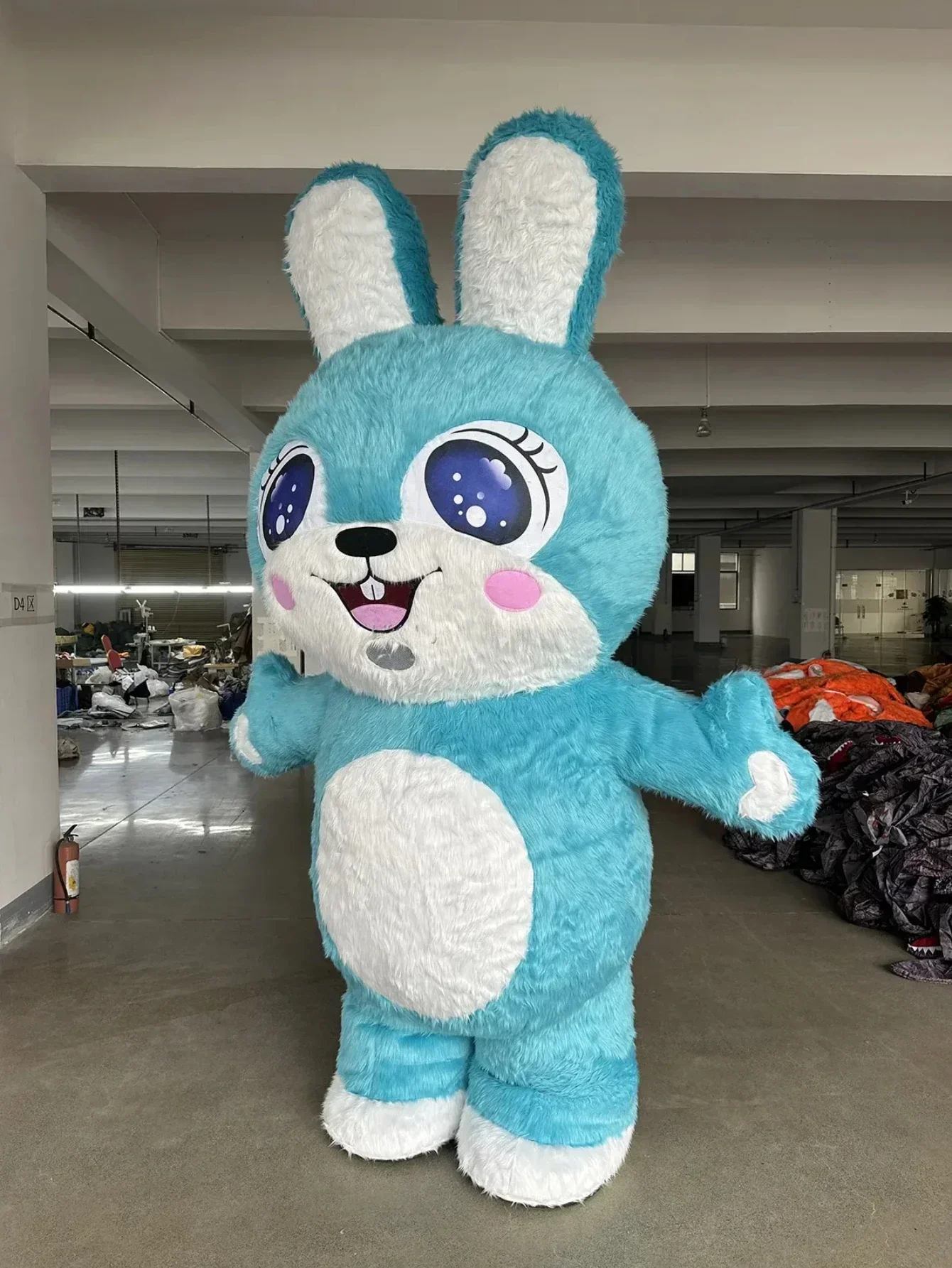 Plush Inflatable Purple Rabbit Mascot Costume Advertising Event Adults Blow Up Suits Halloween Christmas Fancy Party Outfits
Plush Inflatable Purple Rabbit Mascot Costume Advertising Event Adults Blow Up Suits Halloween Christmas Fancy Party Outfits