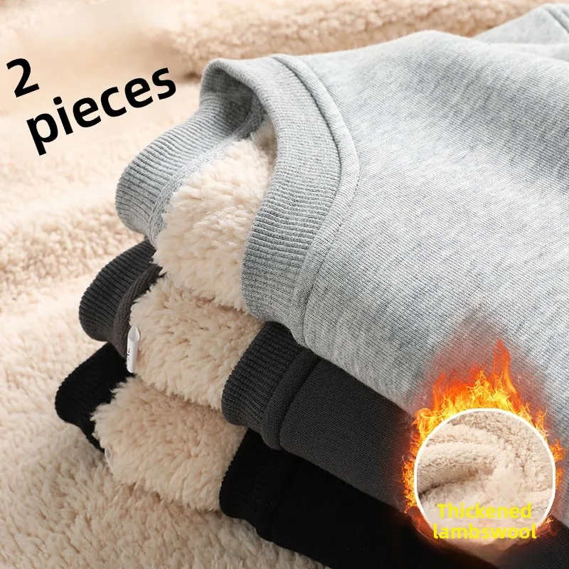 Мужская толстовка с капюшоном из бархата ягненка на подкладке, теплая свободная посадка, круглая зимняя одежда
Мужская толстовка с капюшоном из бархата ягненка на подкладке, теплая свободная посадка, круглая зимняя одежда