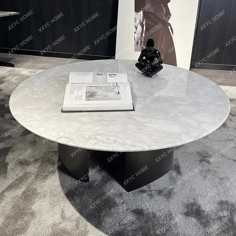 Natural White Luxury Stone Coffee Table Minimalist Living Room Household Size Light Luxury Round Coffee Table
Natural White Luxury Stone Coffee Table Minimalist Living Room Household Size Light Luxury Round Coffee Table