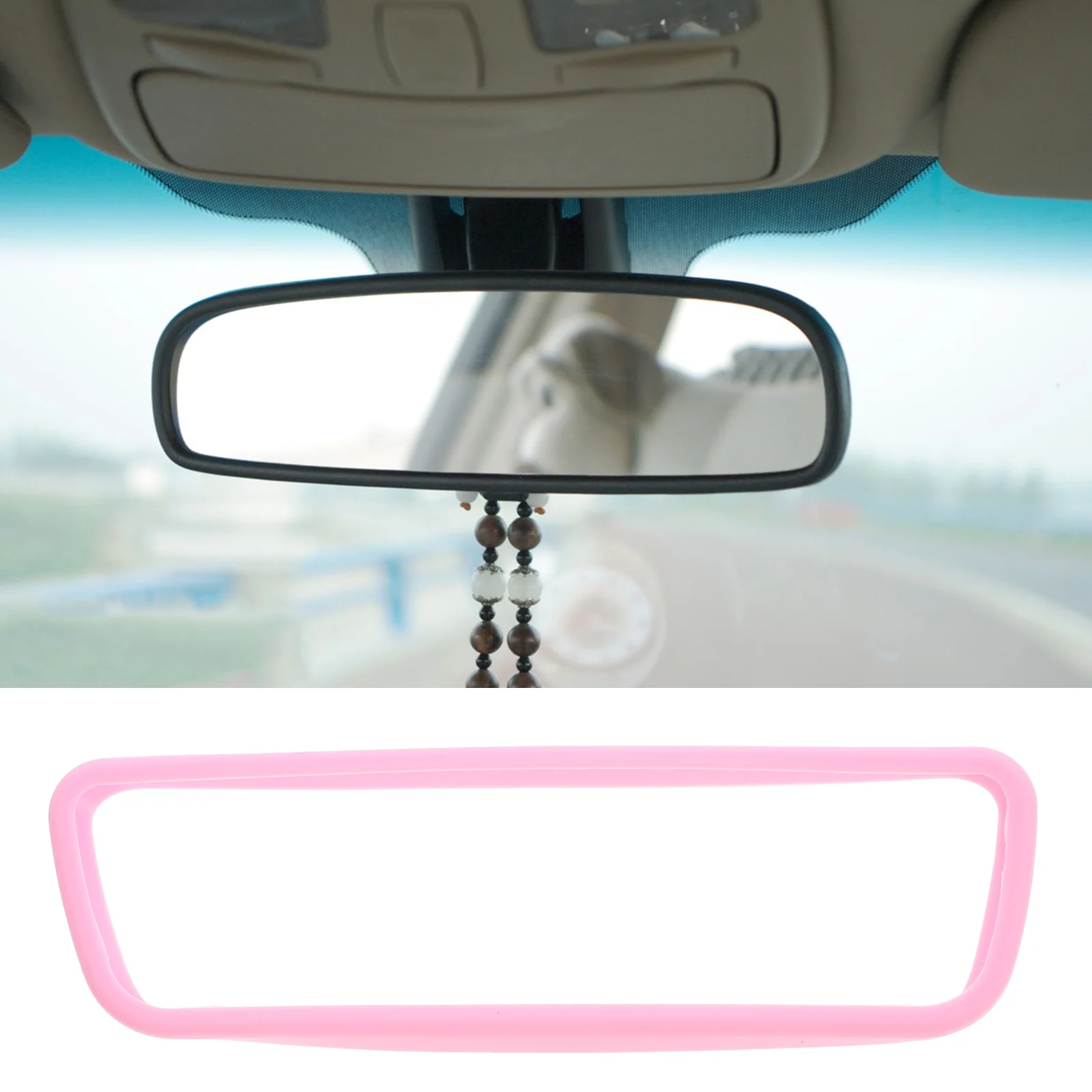 Rearview Mirror Protective Cover Car Accessory Silica Gel Pink Y Decorative Frame Smooth Surface No Burrs Easy 
Rearview Mirror Protective Cover Car Accessory Silica Gel Pink Y Decorative Frame Smooth Surface No Burrs Easy