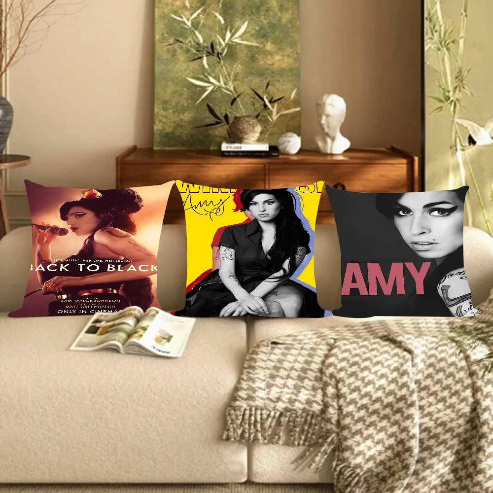 Pop Singer Amy 45*45cm Cushion Cover Pillow Cover Decor Pillowcase Home Pillowcase For Couch Pillow
Pop Singer Amy 45*45cm Cushion Cover Pillow Cover Decor Pillowcase Home Pillowcase For Couch Pillow
