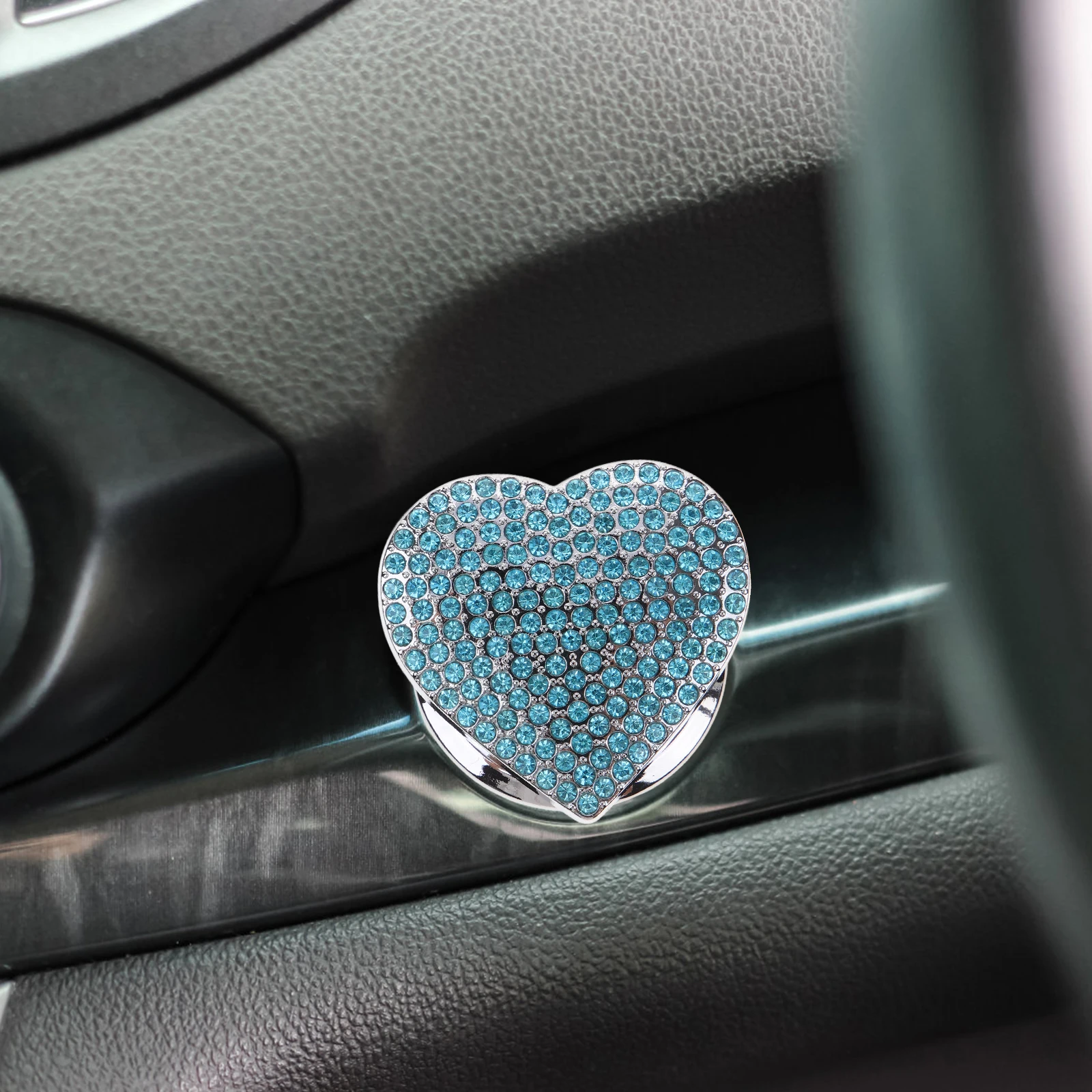 Engine Button Cover Zinc Alloy Rhinestone Car Engine Start Button Decoration Heart Shaped Ignition Accessories Durable Car Bling
Engine Button Cover Zinc Alloy Rhinestone Car Engine Start Button Decoration Heart Shaped Ignition Accessories Durable Car Bling
