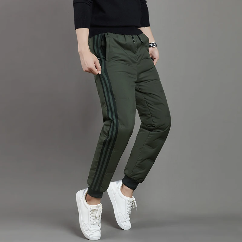 Ture 90% White Goose Down Trousers High End Mens Winter Heating Thermal Pants Male Elastic Waist Warm Padded Down Sweatpants
Ture 90% White Goose Down Trousers High End Mens Winter Heating Thermal Pants Male Elastic Waist Warm Padded Down Sweatpants