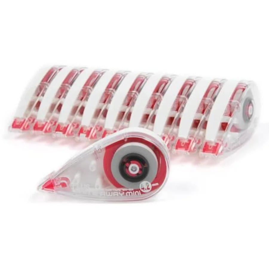 Plus Precision Correction Tape 20-Pack, Smooth Instant Coverage, No Drying Time, 5/32" 4.2mm Width x 23 ft (7m) Length, Clean a
Plus Precision Correction Tape 20-Pack, Smooth Instant Coverage, No Drying Time, 5/32" 4.2mm Width x 23 ft (7m) Length, Clean a