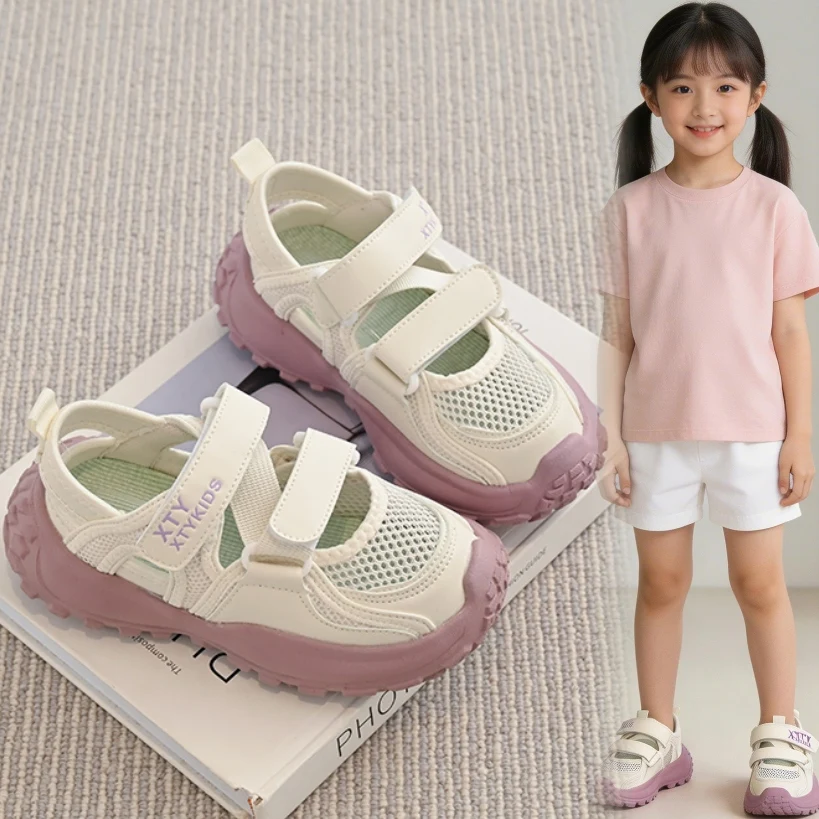 Summer Mesh Sandals For Girls Ergonomics Anti-slippery Infant Girl's Sandals Breathable Toddler Shoes For Summer Beach Shoes
Summer Mesh Sandals For Girls Ergonomics Anti-slippery Infant Girl's Sandals Breathable Toddler Shoes For Summer Beach Shoes