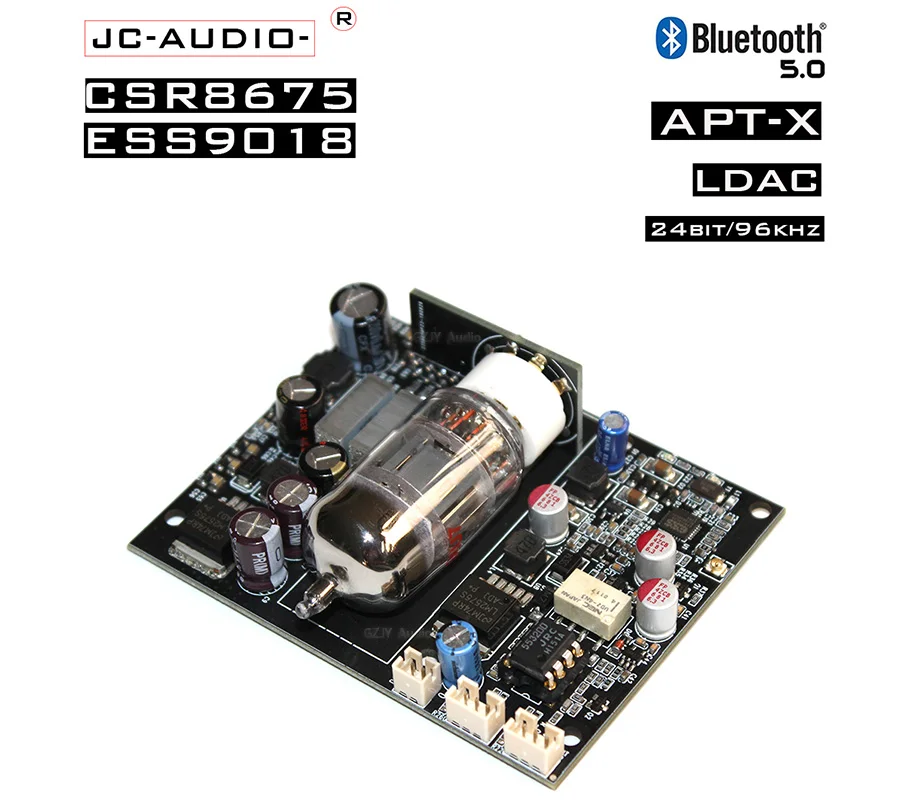 Bluetooth 5.1 Audio Receiving Board QCC5125 Bluetooth Decoding Electronic Tube Preamplifier Bluetooth Receiving Board
Bluetooth 5.1 Audio Receiving Board QCC5125 Bluetooth Decoding Electronic Tube Preamplifier Bluetooth Receiving Board