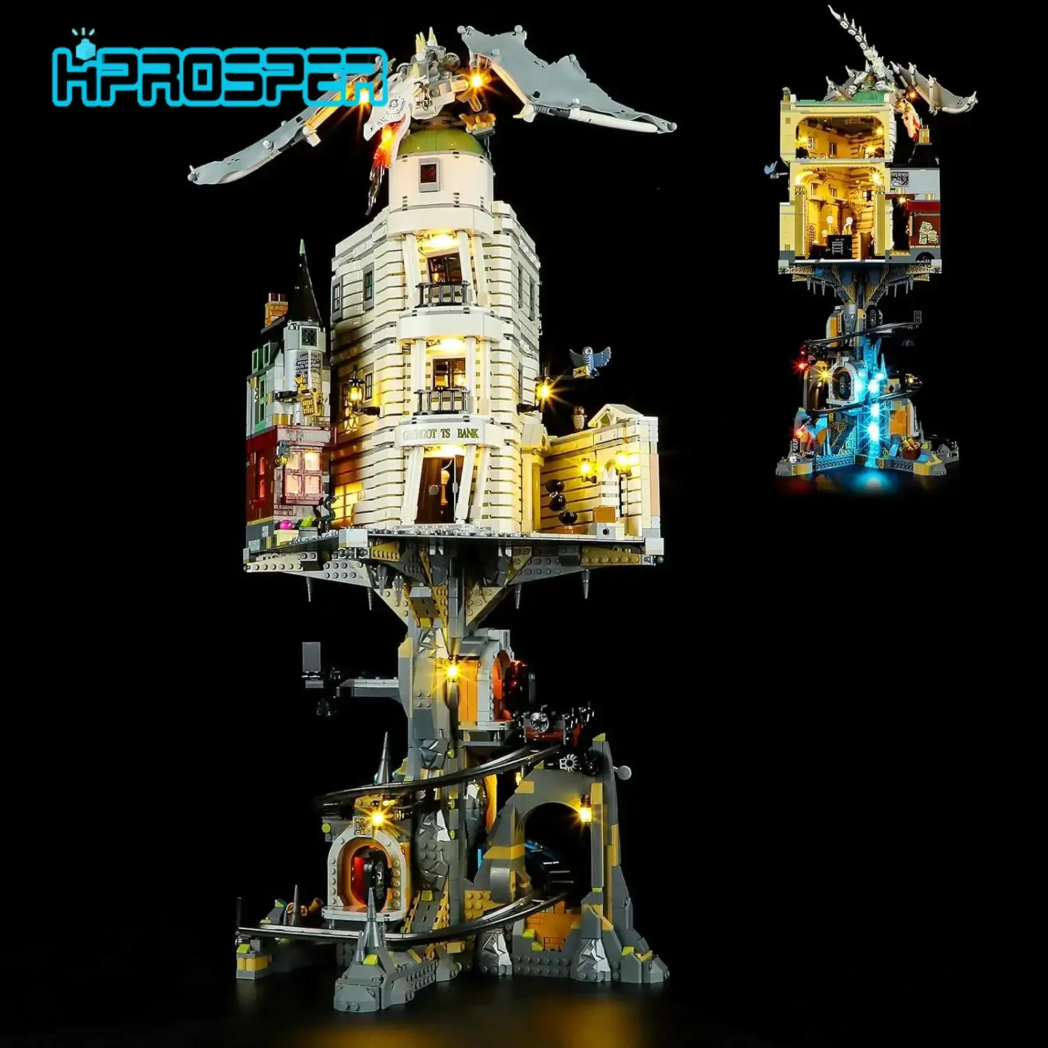 HPROSPER 5V Светодиодный светильник (без модели) для LEGO 76417 Гарри Поттер, волшебный банк-сборник, строительные блоки
HPROSPER 5V Светодиодный светильник (без модели) для LEGO 76417 Гарри Поттер, волшебный банк-сборник, строительные блоки