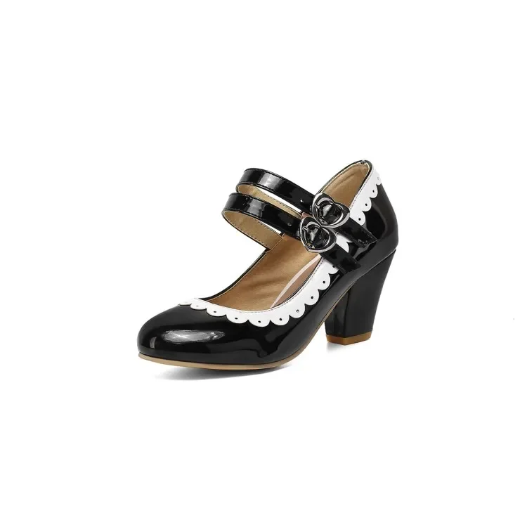 Ladies wedding shoes Thick Heel womens shoes with design Fashion trend The Lolita style
Ladies wedding shoes Thick Heel womens shoes with design Fashion trend The Lolita style