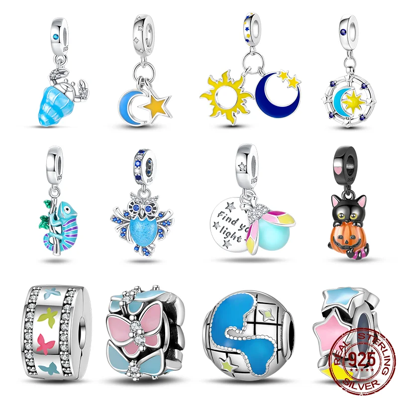925 Sterling Silver Charms Exquisite Luminous Series Beads Fit Original Pandora Bracelet&Bangle Woman Birthday Fashion Jewelry
925 Sterling Silver Charms Exquisite Luminous Series Beads Fit Original Pandora Bracelet&Bangle Woman Birthday Fashion Jewelry