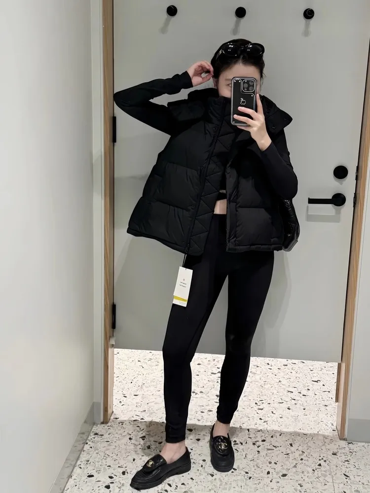 Lulu Women's ort down Vest 2025 New Faion White Du down Jaet Outerwear Winter Warm Thiened Zipper Casual Sle
Lulu Women's ort down Vest 2025 New Faion White Du down Jaet Outerwear Winter Warm Thiened Zipper Casual Sle