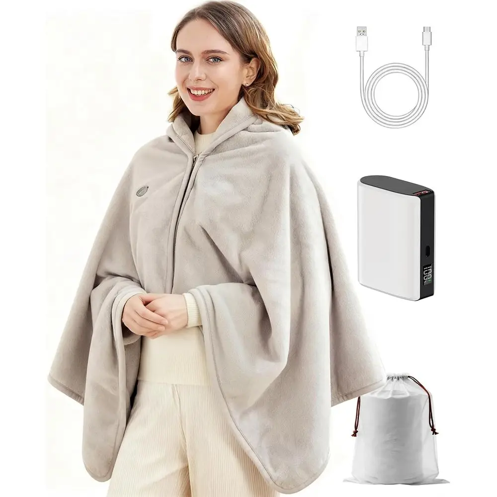 Portable Rechargeable Electric Blanket with Infrared Heating, 9000mAh Battery, Ideal for Travel and Outdoor Use
Portable Rechargeable Electric Blanket with Infrared Heating, 9000mAh Battery, Ideal for Travel and Outdoor Use
