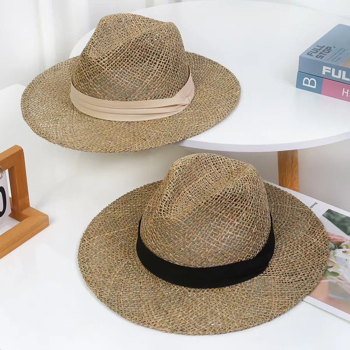 New Trend Summer Wide Brim Straw Hat Chapeau Ladies Panama Sun Hats Boater Black Beach Hat Sombrero Fedora Cowboy Jazz Cap
New Trend Summer Wide Brim Straw Hat Chapeau Ladies Panama Sun Hats Boater Black Beach Hat Sombrero Fedora Cowboy Jazz Cap
