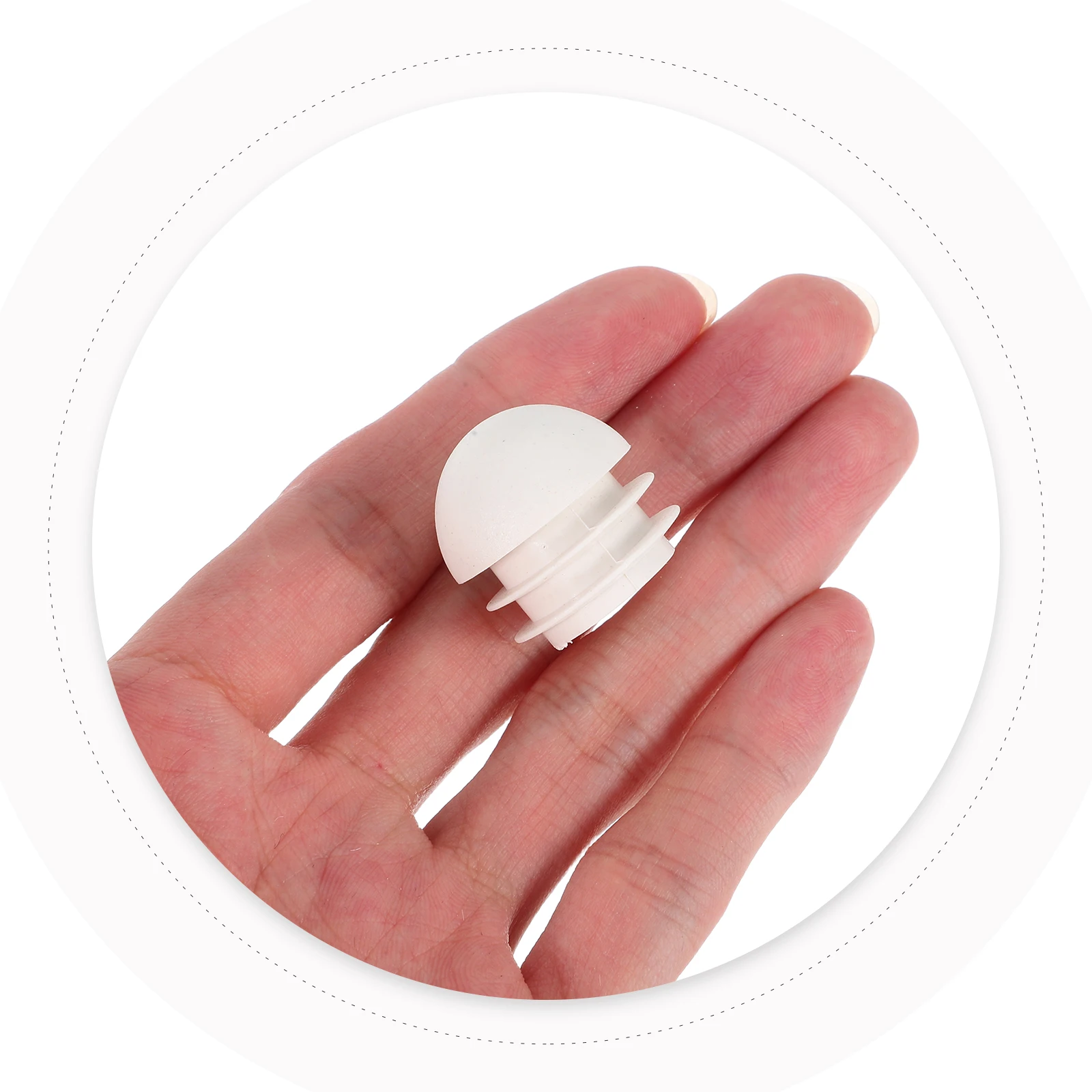 25pcs Pipe Plug Spherical Foot White Chimney Hole Cover for 22mm Tubes Plastic End Cap Durable Water for Home
25pcs Pipe Plug Spherical Foot White Chimney Hole Cover for 22mm Tubes Plastic End Cap Durable Water for Home