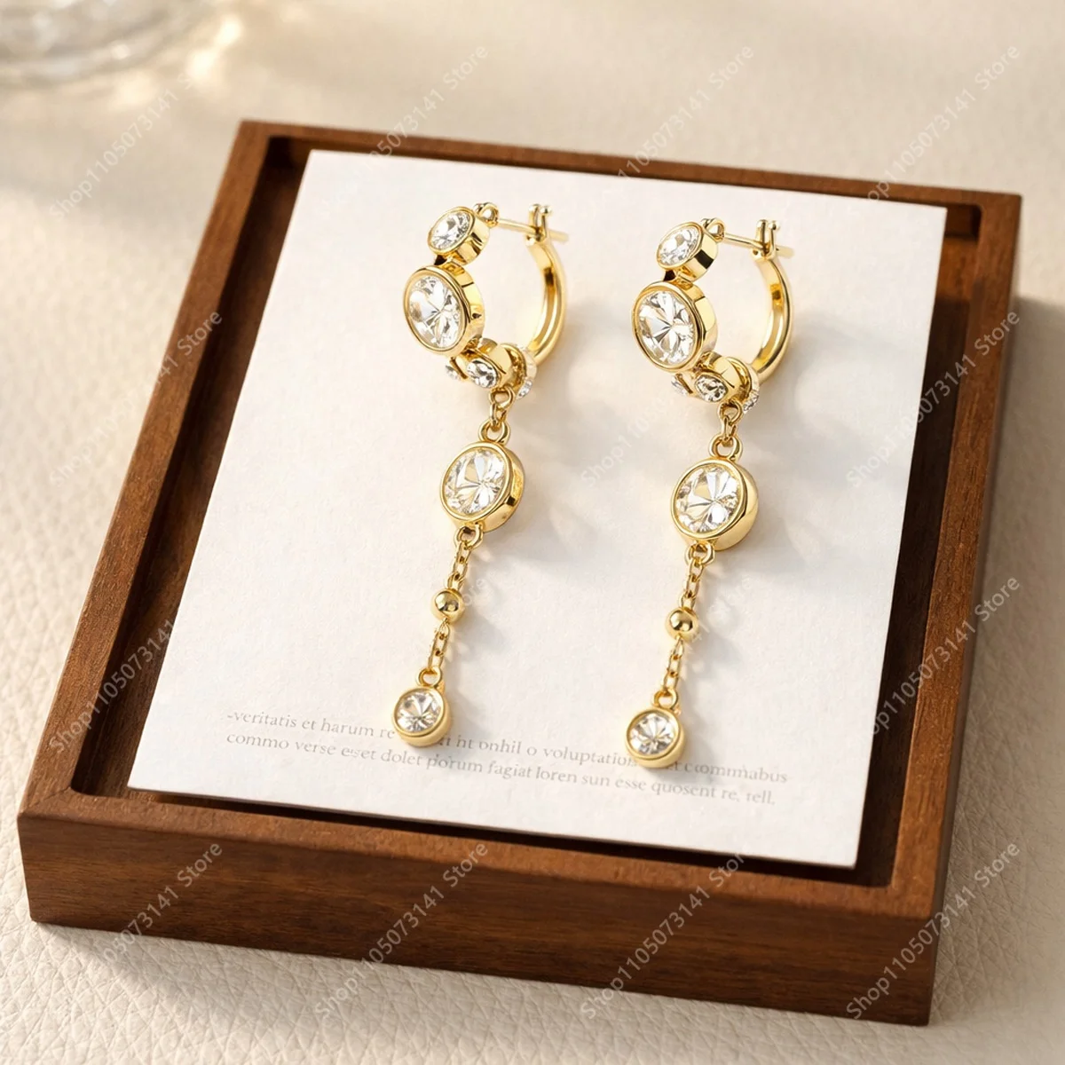 Eternal classic, glittering star-fall zircon earrings pendant, essential jewelry for gatherings and parties - birthday gift
Eternal classic, glittering star-fall zircon earrings pendant, essential jewelry for gatherings and parties - birthday gift