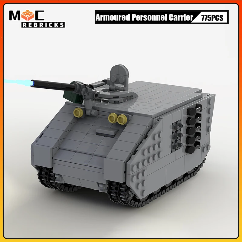 MOC Heavy Armored Personnel Carrier M10 Росомаха Тоун Версия Строительный блок Модель Оригинальные кирпичи DIY Головоломка Мальчик Игрушки Подарки
MOC Heavy Armored Personnel Carrier M10 Росомаха Тоун Версия Строительный блок Модель Оригинальные кирпичи DIY Головоломка Мальчик Игрушки Подарки