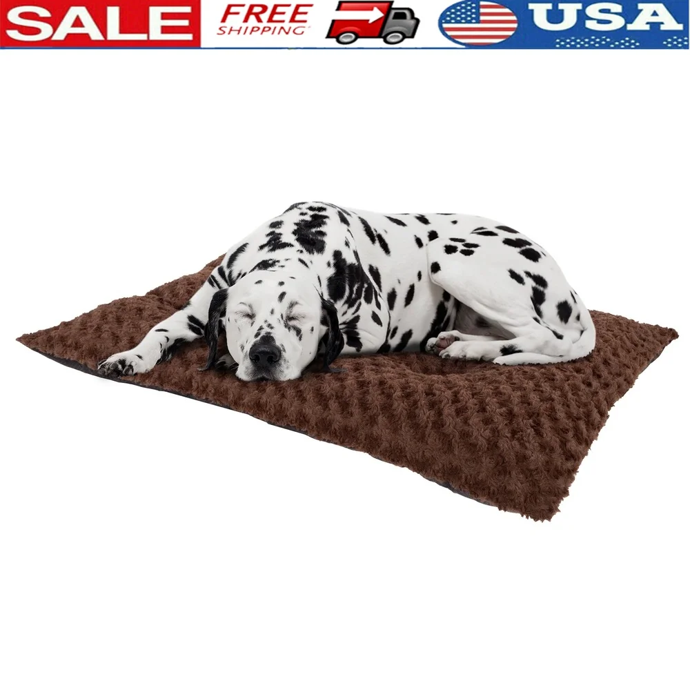Extra Large Dog Bed 42x26 Soft Faux Fur Non-Slip Bottom Washable Dog Crate Pad Tufted Poly-Fiber Filling Comfortable Pet Pillow
Extra Large Dog Bed 42x26 Soft Faux Fur Non-Slip Bottom Washable Dog Crate Pad Tufted Poly-Fiber Filling Comfortable Pet Pillow