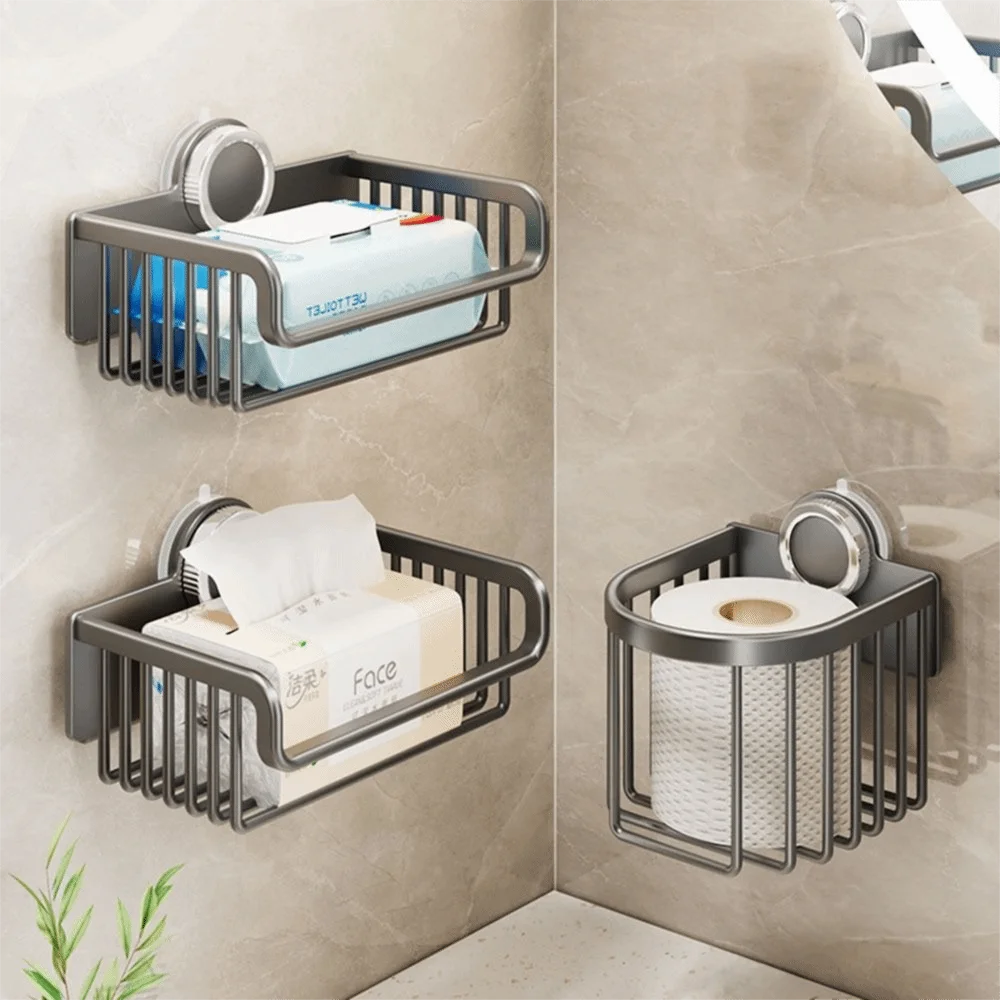 Suction Cups Wall Mounted Storage Rack Non Perforated Square/Circular Toilet Paper Holder Waterproof Reusable Paper Towel Stand
Suction Cups Wall Mounted Storage Rack Non Perforated Square/Circular Toilet Paper Holder Waterproof Reusable Paper Towel Stand