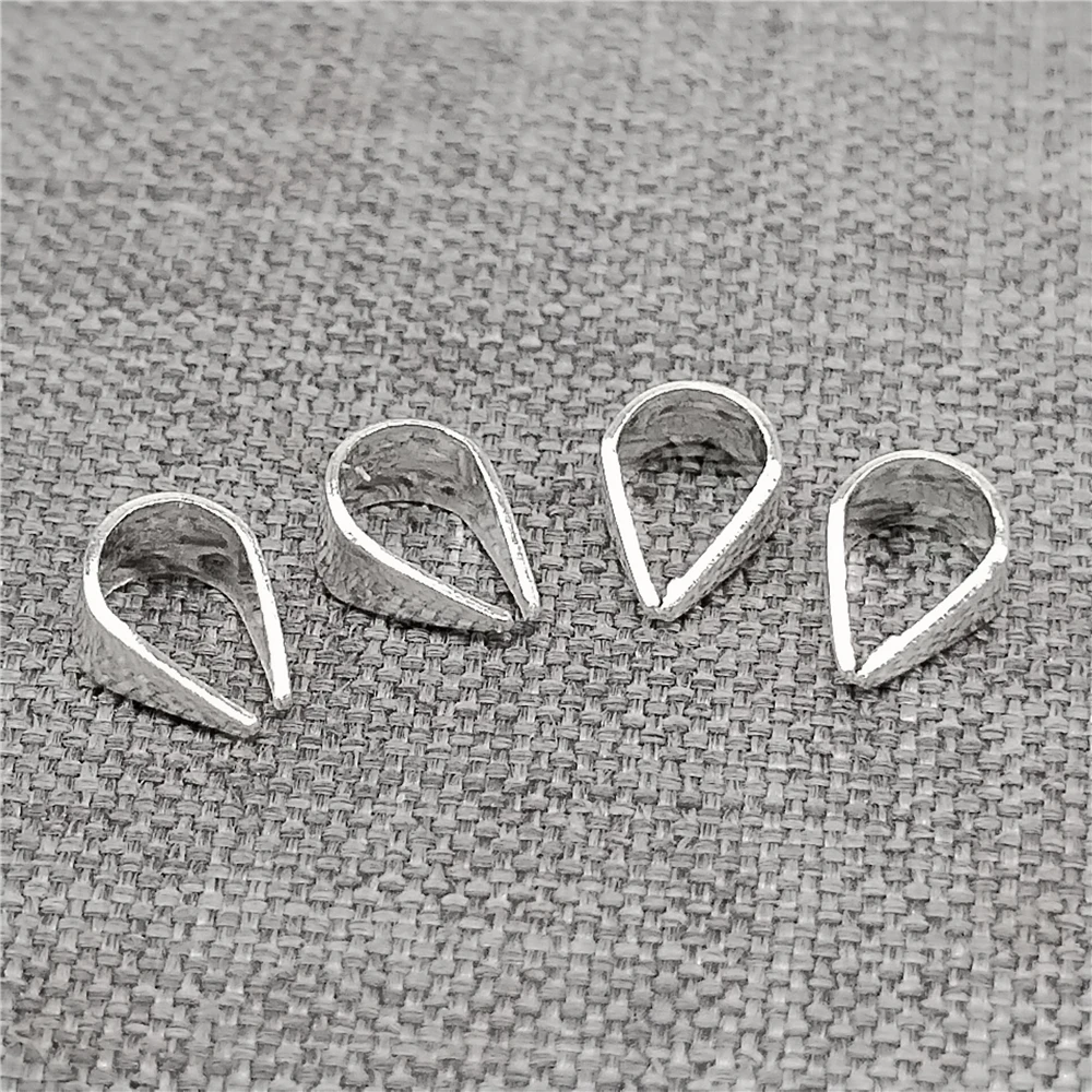 25 Sterling Silver Plain Open Bails 925 Silver Soldered Closed Bail for Charm Pendant
25 Sterling Silver Plain Open Bails 925 Silver Soldered Closed Bail for Charm Pendant