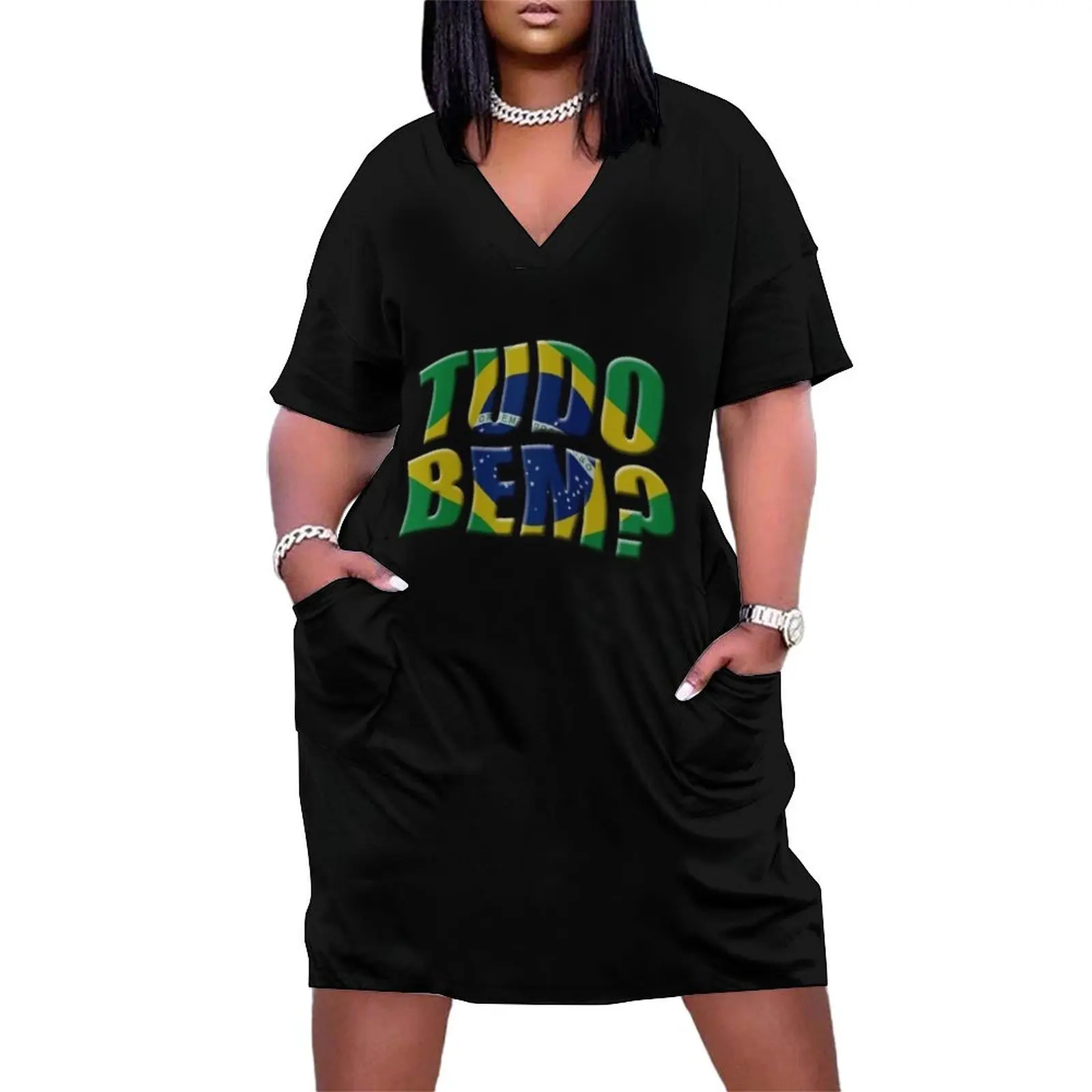 Tudo Bem and Brazilian flag Loose Pocket Dress purple dress Dance dresses dress women elegant luxury
Tudo Bem and Brazilian flag Loose Pocket Dress purple dress Dance dresses dress women elegant luxury