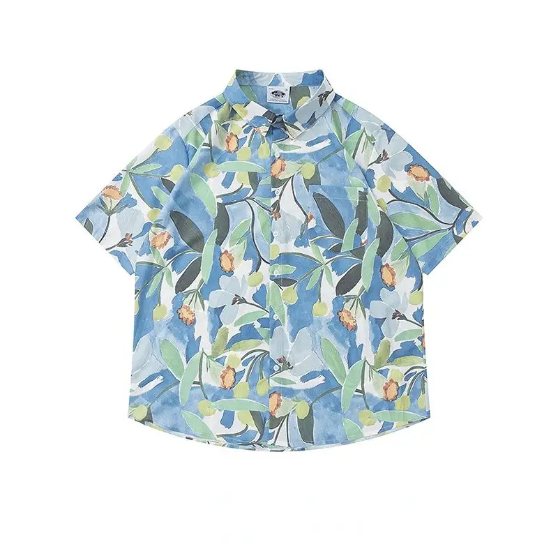 Japanese Retro Floral Full Print Short Sleeved Shirt Men's Fashion Brand Oversize Casual Shirts
Japanese Retro Floral Full Print Short Sleeved Shirt Men's Fashion Brand Oversize Casual Shirts