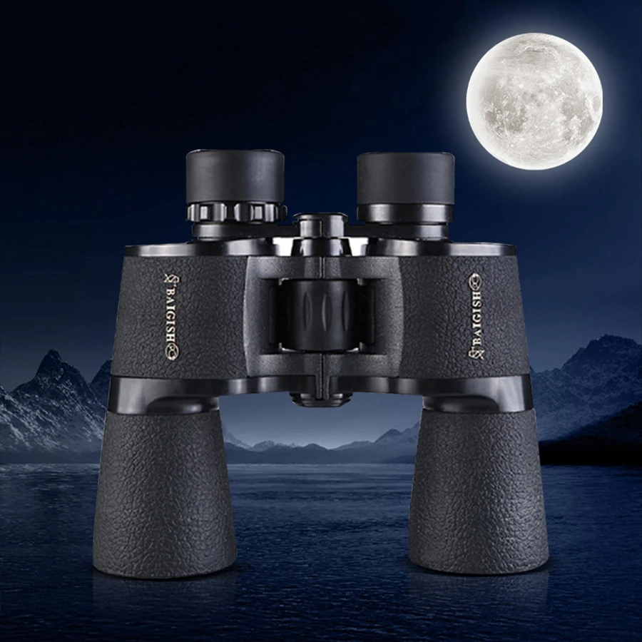 20x50 HD Binoculars with Low Light Night Vision Professional Large View for Bird Watching And Camping Mountaineering
20x50 HD Binoculars with Low Light Night Vision Professional Large View for Bird Watching And Camping Mountaineering