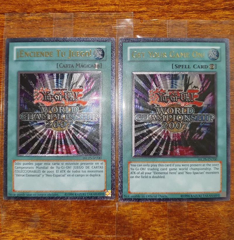 Yu-Gi-Oh Get Your Game On! UTR TCG WCPS-EN700/Spanish WCPS-SP700 Children's Hobby Toy Collectible Card(Not Original)
Yu-Gi-Oh Get Your Game On! UTR TCG WCPS-EN700/Spanish WCPS-SP700 Children's Hobby Toy Collectible Card(Not Original)