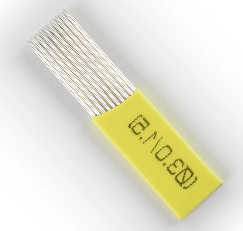 100 Pcs 9/15/17/19/21Pin Microblading Shading Blades Tattoo Needles DOUBLE ROW Flat Fog Brow for Microblading Pen
100 Pcs 9/15/17/19/21Pin Microblading Shading Blades Tattoo Needles DOUBLE ROW Flat Fog Brow for Microblading Pen