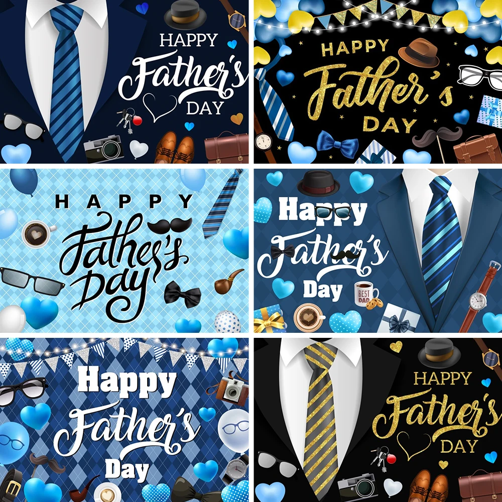Happy Father's Day Backdrop Gentleman Black Suit Tie Father's Day Party Decor Thank You Daddy Festival Photography Background
Happy Father's Day Backdrop Gentleman Black Suit Tie Father's Day Party Decor Thank You Daddy Festival Photography Background