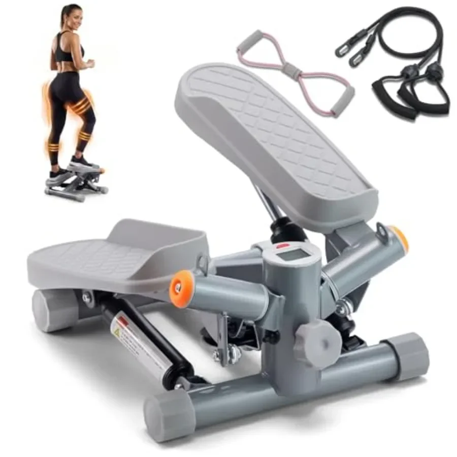 Stair Stepper for Home Workout, Steel Frame with Black Finish, Compact Design with Dual Resistance Bands, 330LBS Capacity
Stair Stepper for Home Workout, Steel Frame with Black Finish, Compact Design with Dual Resistance Bands, 330LBS Capacity