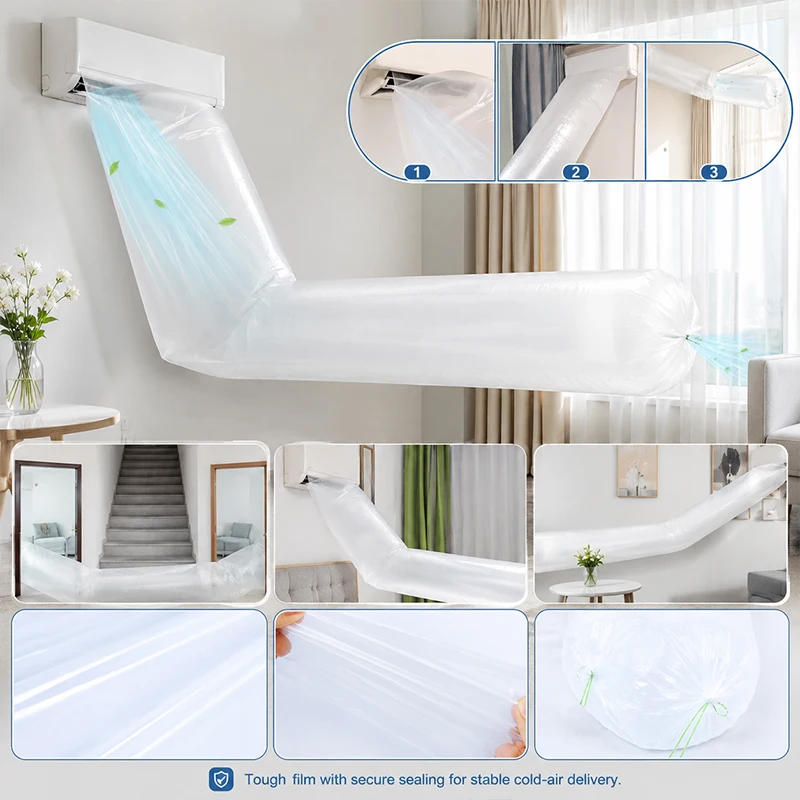 5/10/15/20M Flexible Air Conditioning Extended Bag Large Air Duct Bag Summer Cool Transfer Conveyor Air Pipe AC Blowing Guide
5/10/15/20M Flexible Air Conditioning Extended Bag Large Air Duct Bag Summer Cool Transfer Conveyor Air Pipe AC Blowing Guide