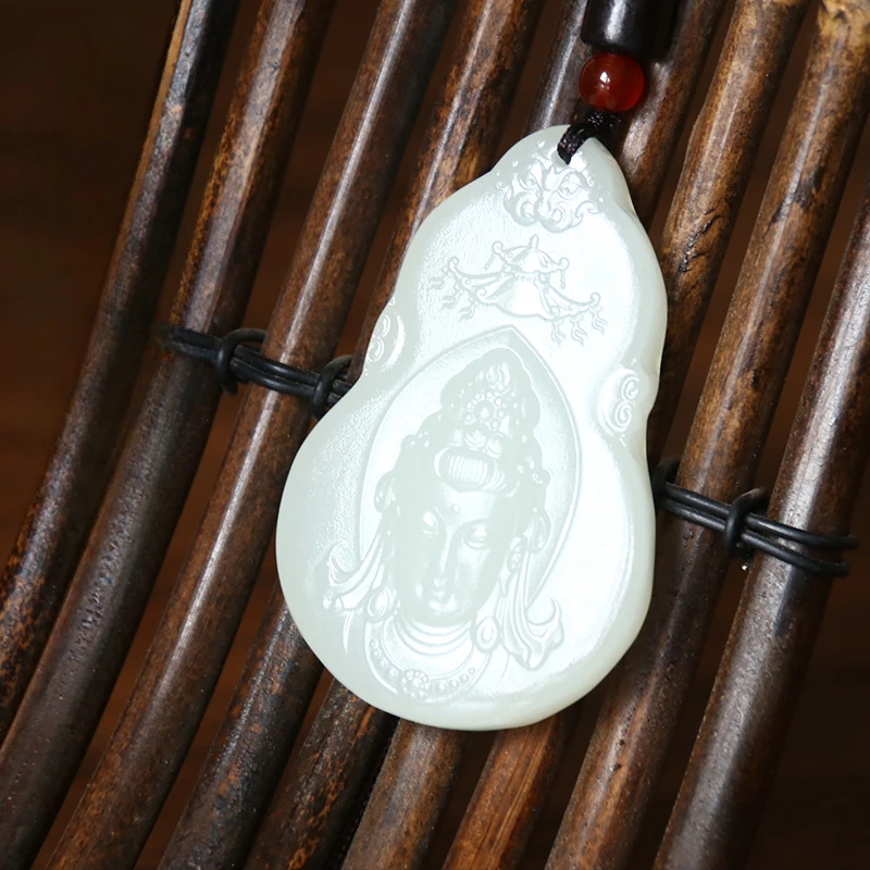 Афганский нефрит Guanyin Bodhisattva, Нефритовый Кулон, такой же для мужчин и женщин
Афганский нефрит Guanyin Bodhisattva, Нефритовый Кулон, такой же для мужчин и женщин