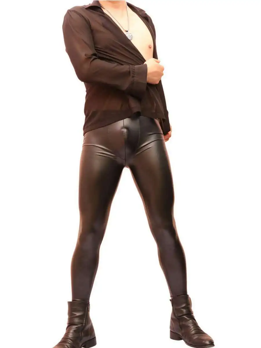 Мужские модные сексуальные латексные резиновые облегающие кожаные брюки, базовые многослойные брюки, водонепроницаемые повседневные прямые брюки со средней талией
Мужские модные сексуальные латексные резиновые облегающие кожаные брюки, базовые многослойные брюки, водонепроницаемые повседневные прямые брюки со средней талией