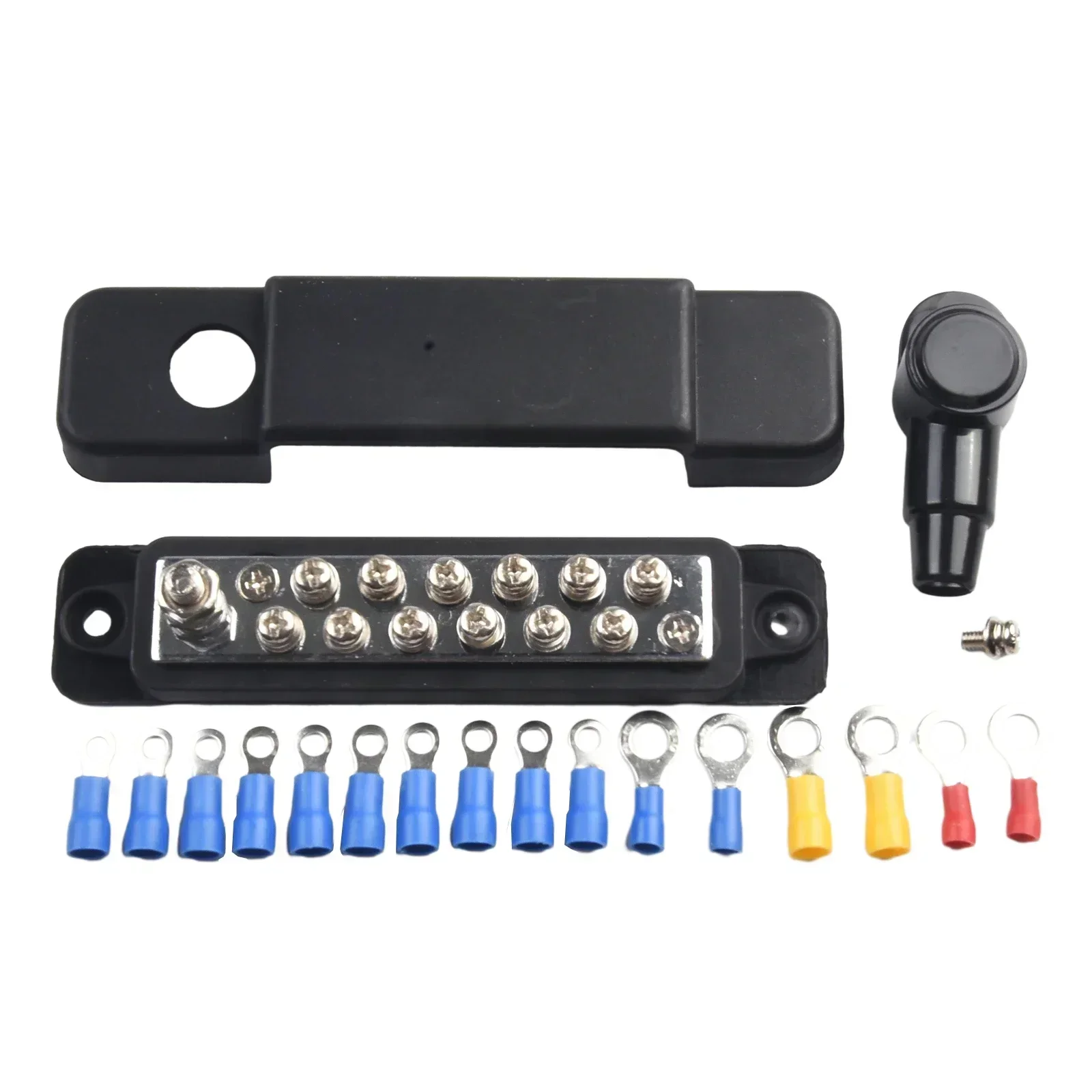 High Quality New Replace Terminal Block For Car Brass Busbar Bus Nice Top Sale Zinc Alloy 12 Point 180A 12V DC
High Quality New Replace Terminal Block For Car Brass Busbar Bus Nice Top Sale Zinc Alloy 12 Point 180A 12V DC
