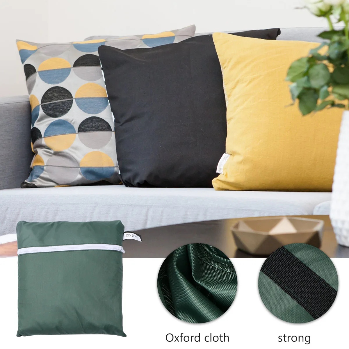 Cushion Storage Bag Outdoor Furniture Waterproof Garden Couch Covers Oxford Cloth Wear Resistant Environmental Friendly
Cushion Storage Bag Outdoor Furniture Waterproof Garden Couch Covers Oxford Cloth Wear Resistant Environmental Friendly