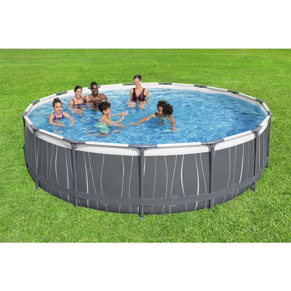 Swimming Pool, Round Outdoor Backyard Family Pools with Color-Changing Pools Liner, Features 7-Color LED Lights, Swimming Pool
Swimming Pool, Round Outdoor Backyard Family Pools with Color-Changing Pools Liner, Features 7-Color LED Lights, Swimming Pool