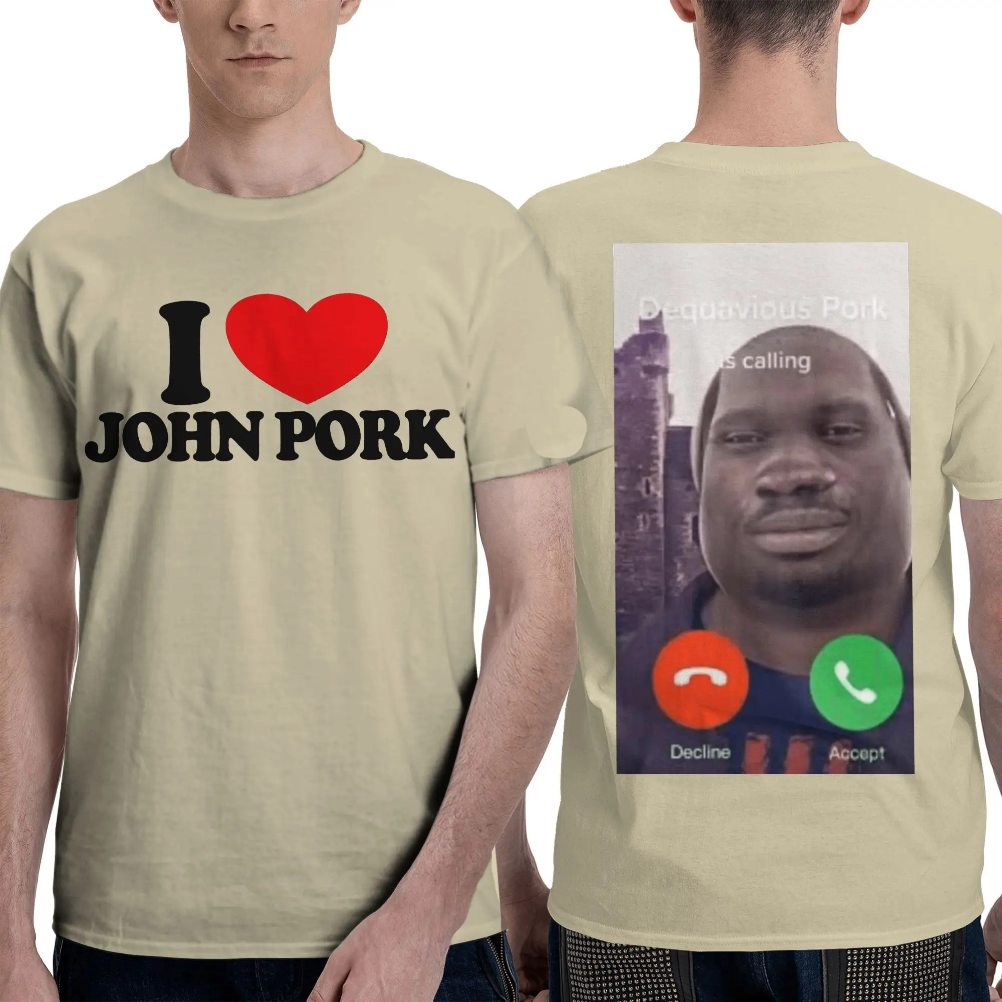 Футболки John Pork Dequavious is Calling, мужские хлопковые новые футболки с круглым вырезом, уникальные топы с короткими рукавами
Футболки John Pork Dequavious is Calling, мужские хлопковые новые футболки с круглым вырезом, уникальные топы с короткими рукавами