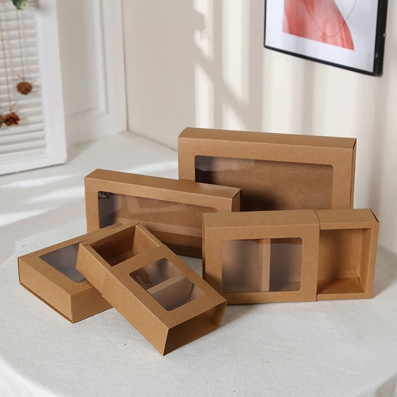 10PCS/20PCS Pull-out Gift Box Simple Solid Color Open Window Kraft Paper DIY Handmade Soap Craft Party Gift Packaging Boxes
10PCS/20PCS Pull-out Gift Box Simple Solid Color Open Window Kraft Paper DIY Handmade Soap Craft Party Gift Packaging Boxes