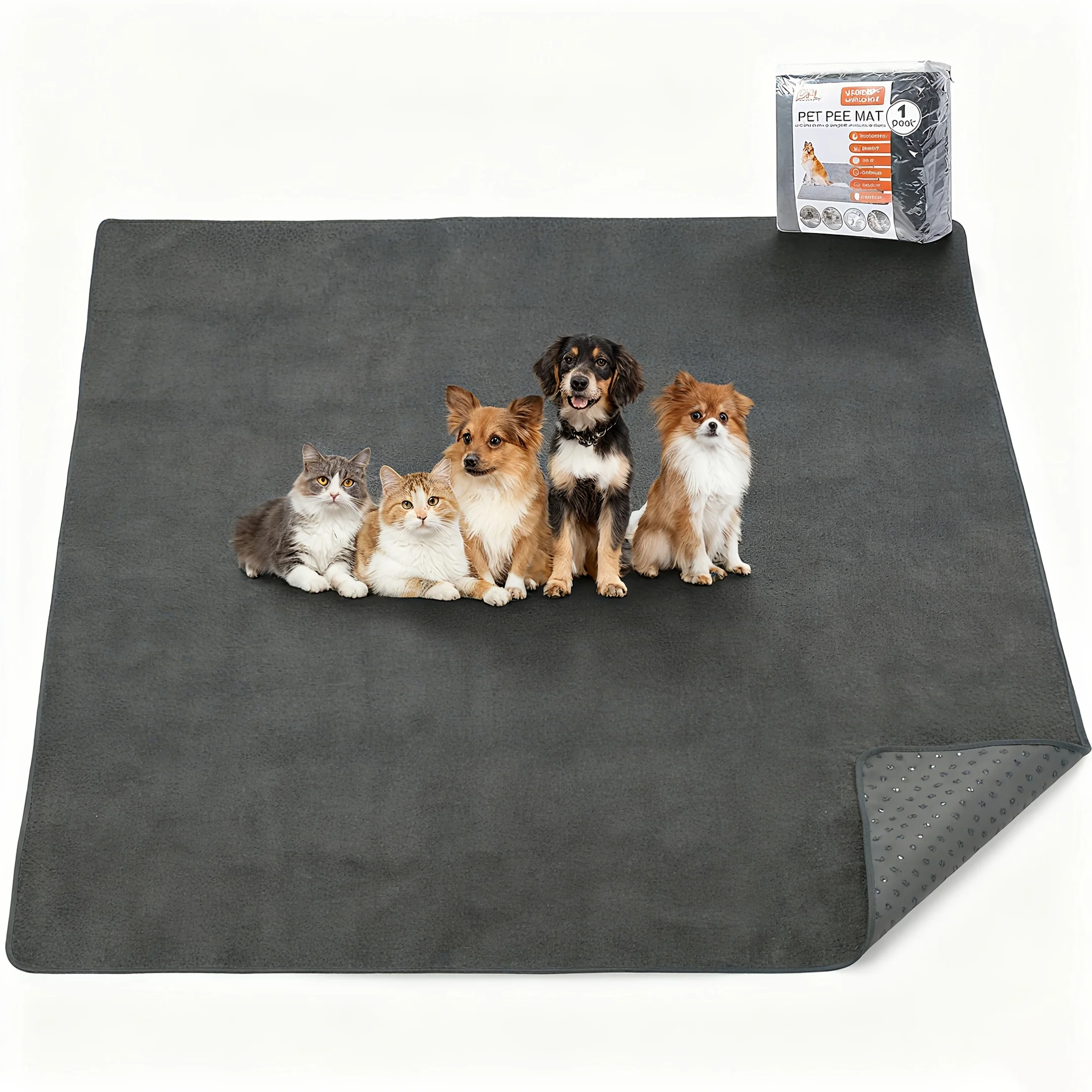 Washable Pee Pads for Dogs, Reusable Puppy Pads with Super Absorbent, Puppy Potty Pads with Waterproof Bottom for Pet Training,
Washable Pee Pads for Dogs, Reusable Puppy Pads with Super Absorbent, Puppy Potty Pads with Waterproof Bottom for Pet Training,