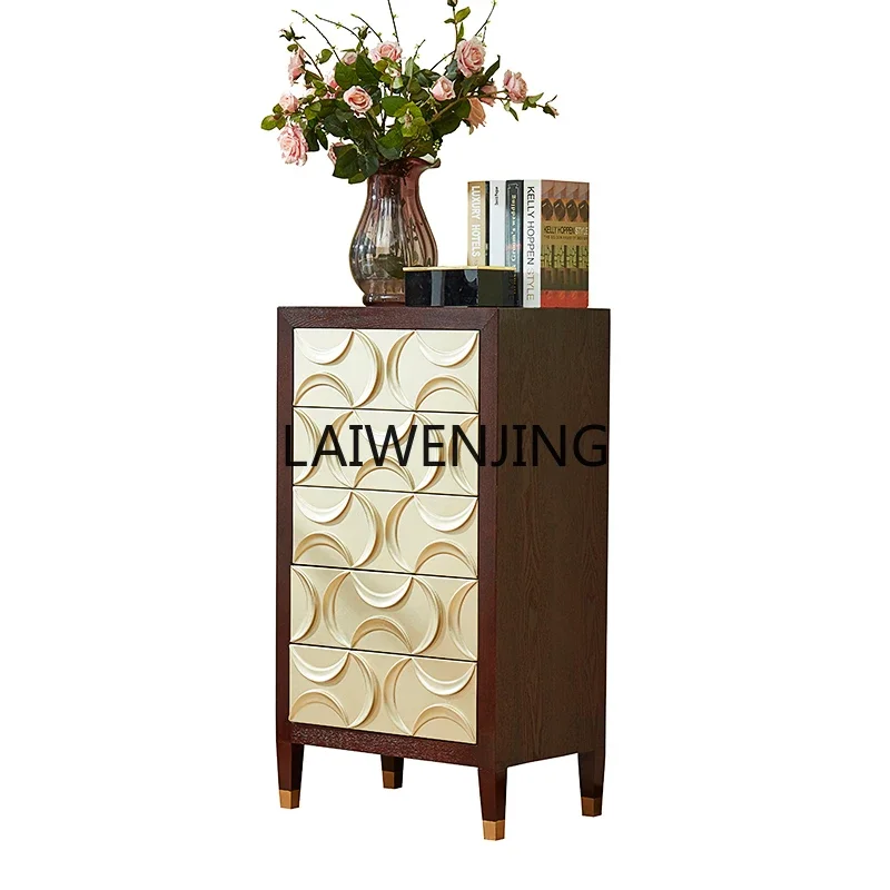 SGF light luxury chest cabinet solid wood drawer simple five bucket storage cabinet
SGF light luxury chest cabinet solid wood drawer simple five bucket storage cabinet